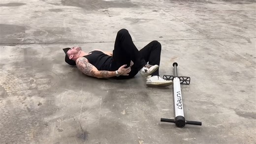 Watch what happens when he underestimates a pogo stick