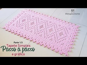 Simple crochet rug step by step - Part 1/3 | FILÉ Rug