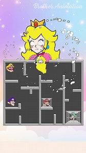 6.6K views · 128 reactions | POV Intelligence Challenge - Can Princess Peach Outsmart the Maze to Rescue Mario #supermario | Animation Sethz | Facebook