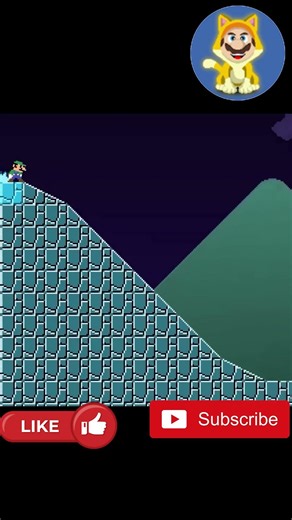 Everything Luigi touched turned into ice