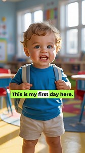 First Day at School #speakingpractice #englishlanguage #learnthroughplay #everyone #ImproveEnglish #englishteacher #learnenglish #englishvocabulary #englishvocabulary #englishclass | Learn with Sadifa