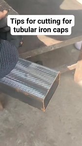 Tubular or square tube iron caps | Michael Gutierrez