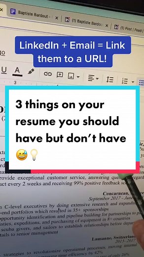 Revising your #resume ? These are 3 things on your resume you should have but don’t have😅follow for more!💡#fyp #wonsulting #resumetips #jobtips