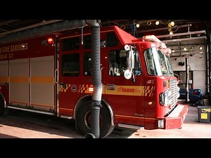 Toronto Fire Squad 331 Toned Out - *STATION TONES* Toronto Fire Service Responding