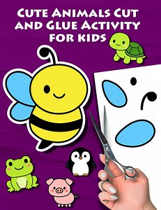 Animal Cut and Paste Activity | Kids Printable Craft (digital Download) - Etsy