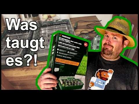 Gardener analyzes LIDL's LED growing kit | Flol