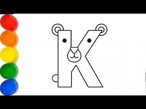 Keep learning the letter K with fun drawings and colorful activities designed for young kids!