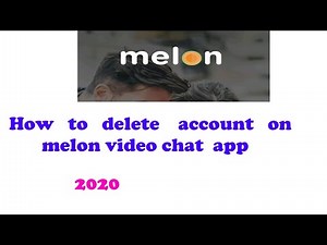 how to delete account on melon app | how to deactivate account on melon app