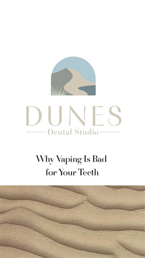 🦷 Vaping or smoking — your teeth can’t tell the difference (and neither can your gums). Both habits harm your oral health in big ways: 🚭 Smoking cuts off blood flow to your gums, making it harder for them to heal and fight infection. That means higher risk for gum disease, bone loss, and even tooth loss. 💨 Vaping might feel cleaner, but it dries out your mouth, weakens enamel, and doubles your risk for cavities and gum inflammation. Those fruity vape flavors? 🍓 They’re acidic — and over time