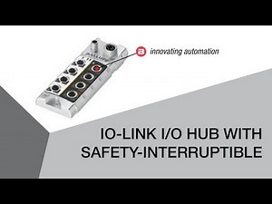 IO-Link I/O Hub with Safety-Interruptible