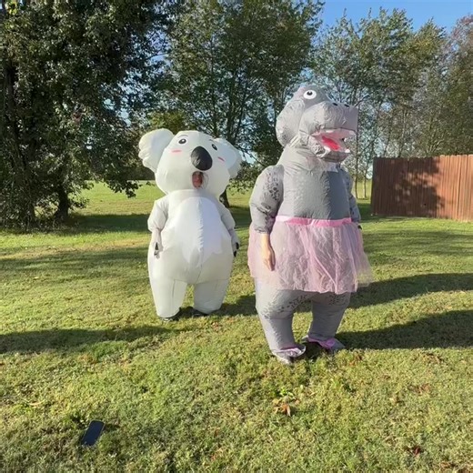 Too cute to spook. ✨ Reminder Halloween is next week! Shop their costumes at OUAC for less than retail 珞 *inflatable costumes in video are NOT available for purchase* | Once Upon A Child - Bentonville, AR | Facebook