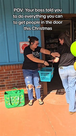 POV: you were hired to work at a cute jewelry store/ boutique but now you're making silly videos to get people to shop small this holiday season #marketing #smallbusiness #florida #sales #saleshumor | Persnickety Jewelry and Gifts