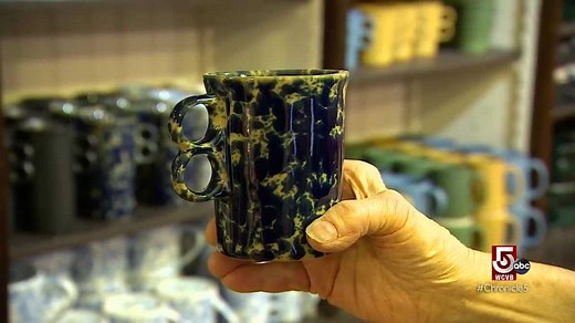 Pottery fit for a president, hand-made in Bennington, Vermont