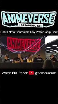 Death Note Cast Reenacts the Potato Chip Line! | Animeverse Fest Pasadena 2025 Panel