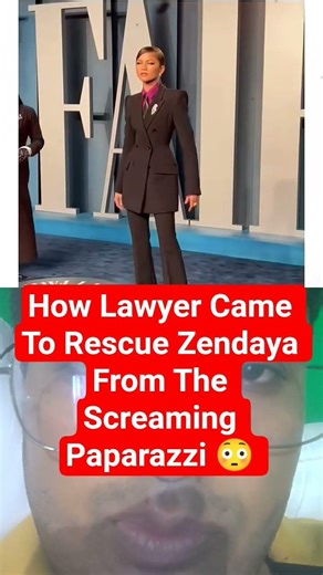 How Law Roach Came To Rescue Zendaya From Screaming Paparazzi 😳