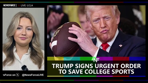 TRUMP SIGNS ORDER DECLARING COLLEGE SPORTS EMERGENCYAn executive order titled “Urgent National Action To Save College Sports” is now official.It directs federal agencies to address issues tied to athlete pay and NIL deals.The move expands federal involvement into a system long run outside government.Source: NewsForceHost: @MacyGunnell