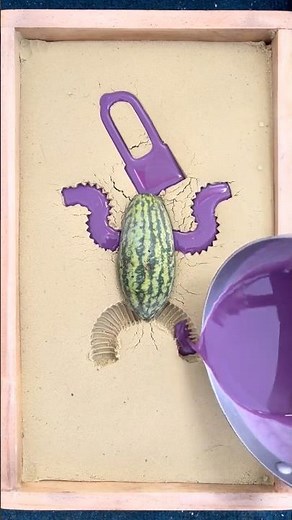 DIY Smooth Candle Art: Creative Pop Tube Monster Sand Casting ##diy #candlecraft #art