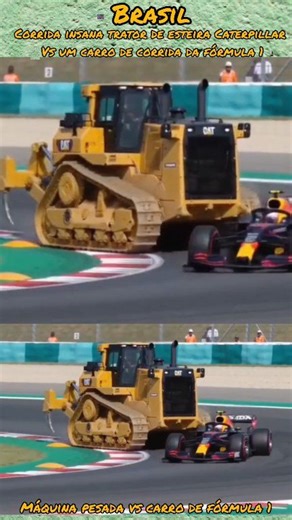 Veja essa corrida insana entrega um trator de esteira Caterpillar vs um carro de corrida de fórmula F1 nunca tinha visto algo parecido assim. #tractor #carrodef1 #trator #case #car #johndeere #corrida #newholland #post #caterpillar #masseyferguson #tratordeesteira #pilotos #valtra | Tratores Agrícolas &2.0