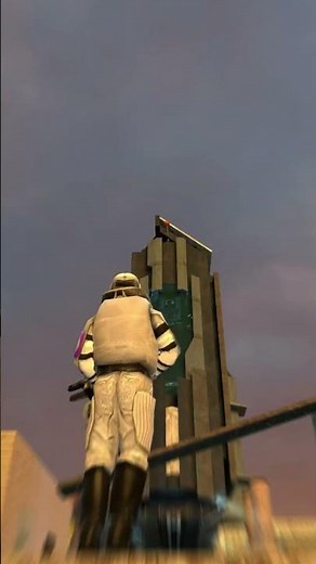 trick shot combine elite soldier on city gateway rooftop #gmod #gmodgameplay #gmodcontent #nextbots