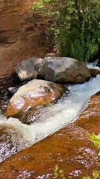 This is the river at Slide Rock Star Park in Sedona, Arizona.