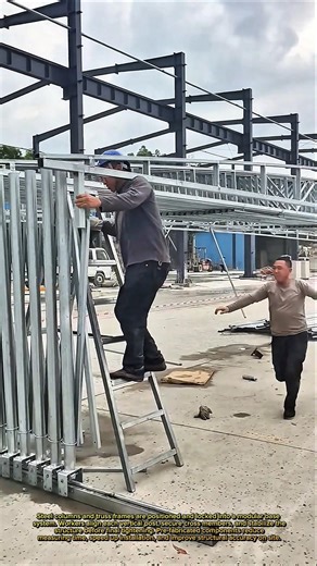 Heavy-Duty Steel Frame Assembly Process – Fast On-Site Installation!