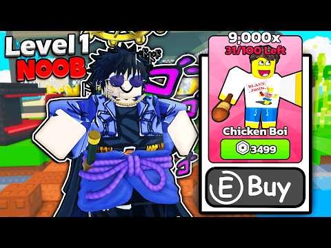 Starting as NOOB with OP SECRET in Roblox Be A Youtuber...