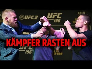 Die 5 HEFTIGSTEN AUSRASTER von MMA KÄMPFERN!