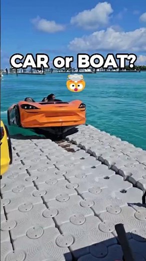 Jet Car That Drives on Water 🚗💦 | Futuristic Waterboatcar Technology