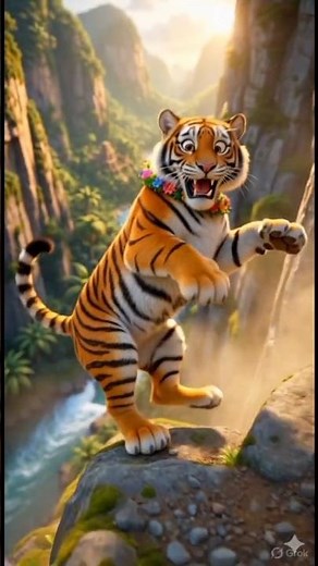 Brilliant Goat Saves Itself 🐐✨| Goat And Tiger Story | Cartoon Story with Moral