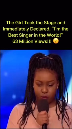 The Girl Took the Stage and Immediately Declared, “I’m the Best Singer in the World!” (63 Million Views!!!) 😮 Watch the Video in the Comments Below 👇👇👇 | TylerTube