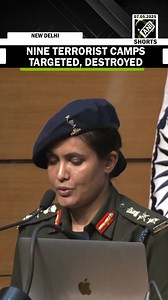 8.9M views · 10K reactions | India targeted, destroyed 9 terrorist camps under ‘Operation Sindoor’ #operationsindoor #sofiyaqureshi #pakistan | Asian News International (ANI) | Facebook