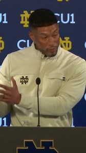 Marcus Freeman spoke about the hiatus of the Notre Dame-USC rivalry, saying that he chose what he felt was best for his program, just like USC did. #Irish #NotreDame #notredame #collegefootball #MarcusFreeman | IrishIllustrated.com