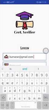 Certificate Validation using Blockchain