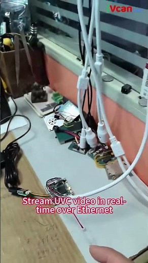 Turn USB UVC video Camera to IP Ethernet Encoder Board low latency for drone FPV Network Streaming