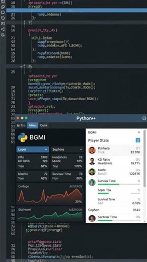 Here’s an example of a simple Python script to fetch and display BGMI player stats using