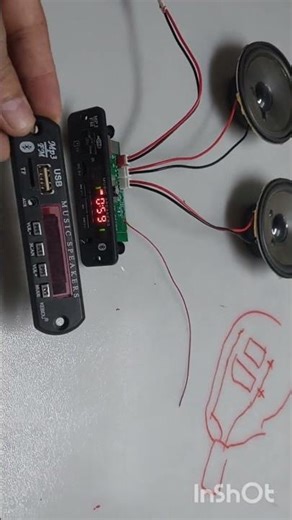 Mini Placa Decodificadora Amplificada 2x20w Blue Usb Fm Microfone Bluetooth instalação e boa 2