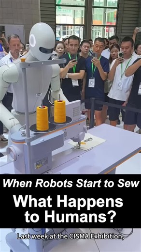 Sewing robot at CISMA 2025: the future of manufacturing and craftsmanship. | Zhou Xu posted on the topic | LinkedIn