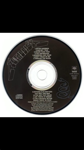Metallica-Black Album-1991-pt01 #shorts#1991#metallica#metal#altmetal#compilation #1990smusic