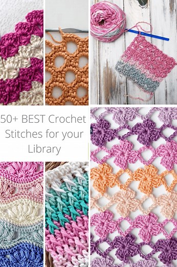 From Beginner to Pro: 50+ Crochet Stitches to Enhance Your Skills!