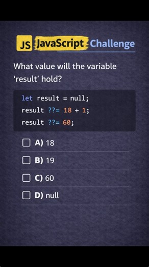 Aviral Srivastava | Interview question 🤯 Small code, big brain needed. This looks simple… but operators in JavaScript can trick you 👀 Can you predict the final... | Instagram