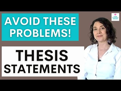 MASTER ENGLISH WRITING: How to Correct Thesis Statement Problems