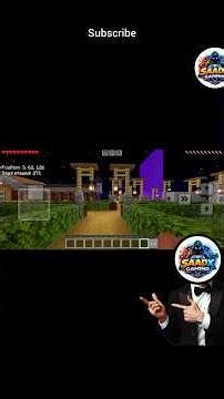 Minecraft survial world scene