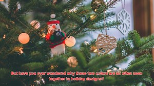 Why Is Gold Paired With Green In Holiday Designs?