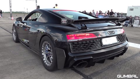1500HP Twin Turbo Audi R8 – 1/2 Mile 0-320KM/H Accelerations