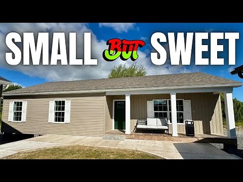SO UNIQUE! This LIL' modular home has SO MUCH FLARE! Prefab House Tour