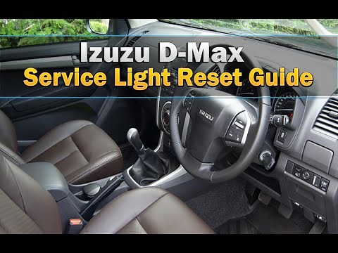 ISUZU D-MAX Service Light Reset
