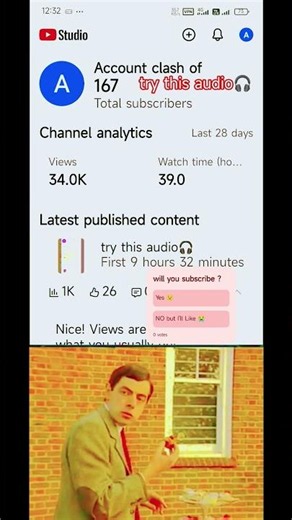 try this audio🎧