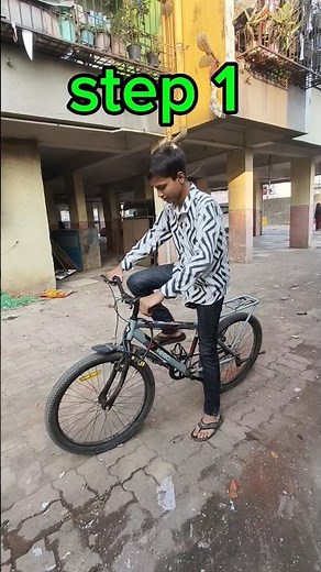 how to wheelie in cycle tutorial 17 Seconds 💯 subscribe for more 💯 #viral#cyclestunt