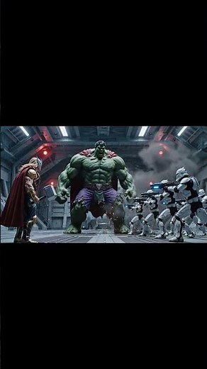 “HULK & THOR Escape an Alien Planet 👽 #kingmonster #disneycharacter #movie #jacksparrow #avengers