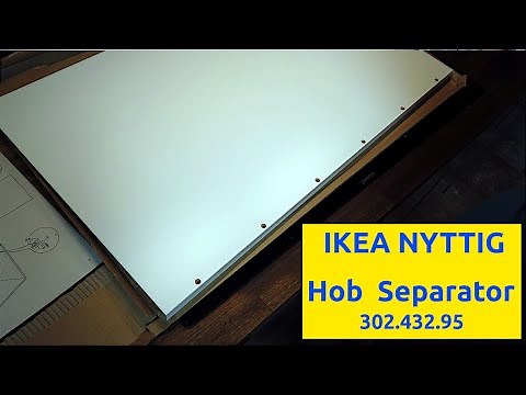 IKEA NYTTIG Hob (cooktop) Separator for Drawer 302.432.95 - IKEA METOD kitchen installation guide